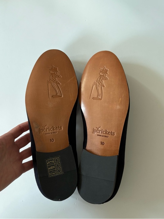 JP Crickets || University of Virginia UVA‎ Suede Embroidered Smoking Loafers 8